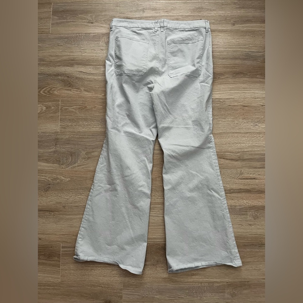 J.Crew Women’s Vintage flare pant in washed twill Light Blue - Size 32 - Picture 7 of 7